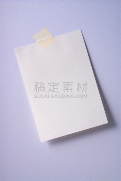 白色,空白的,缎带,信函,垂直画幅,办公室,正面视角,留白,消息,无人