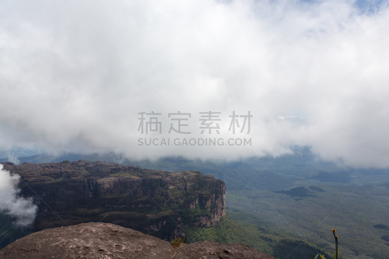 罗赖马山,平顶山区,罗赖马州,平顶山,canaima,委内瑞拉,南美,水平画幅,无人,户外