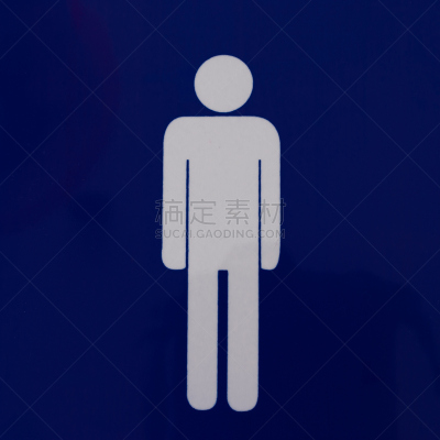 卫生间,男人,图标,蓝色背景,分离着色,顾客,符号,长方形,男性,草甘膦