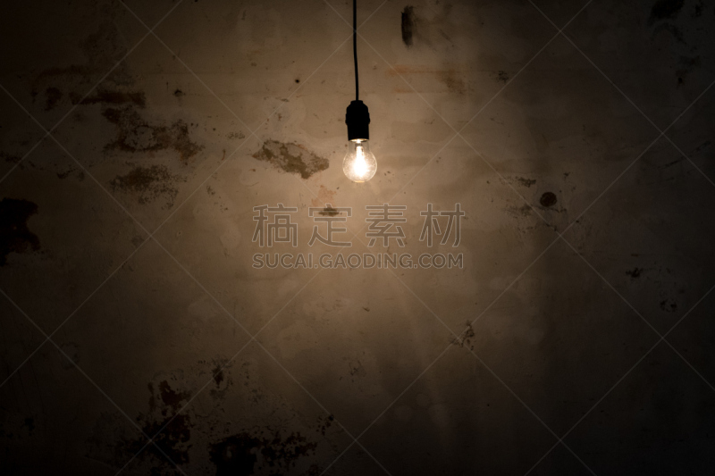 电灯泡,新的,水平画幅,墙,能源,无人,绘画插图,砖墙,古典式,玻璃