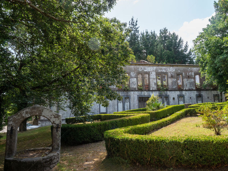 圣塔卡塔利纳修女院,修道院,地形,加利西亚,旅行者,田园风光,户外,绿色,横截面,古老的