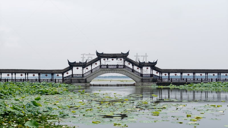 江苏省,远古的,风景,苏州,昆山,桥,锦溪古镇,自然美