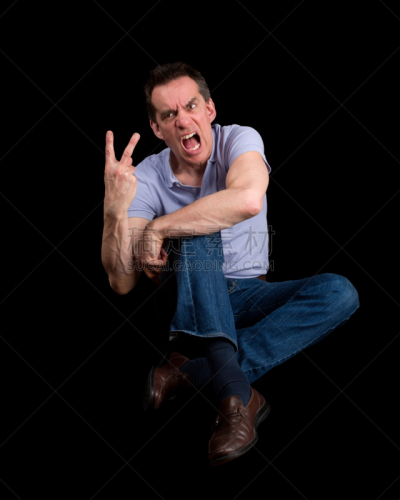 手势语,男人,不高兴的,两个人,两根手指,淫秽的手势,不耐烦的,专业人员,中老年男人
