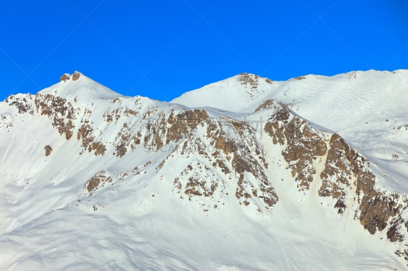 多洛米蒂山脉,天空,留白,水平画幅,山,雪,滑雪坡,户外,耕地,身体活动