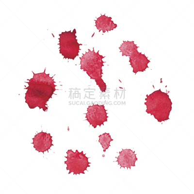 水滴,红色,水彩画,玷污的,抽象,水粉画,图像特效,点状,绘画插图,努力