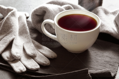 冬天,秋天,冷,季节,舒服,纹理效果,纺织品,乡村风格,图像,马克杯