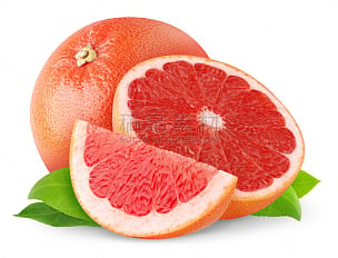 粉柚,水平画幅,水果,无人,生食,组物体,熟的,背景分离,特写,红色
