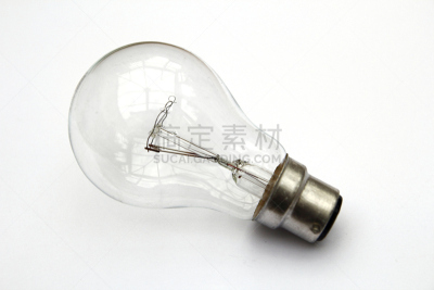 电灯泡,钨,白色,透明,分离着色,白炽灯泡,刺刀,灯丝,水平画幅,无人