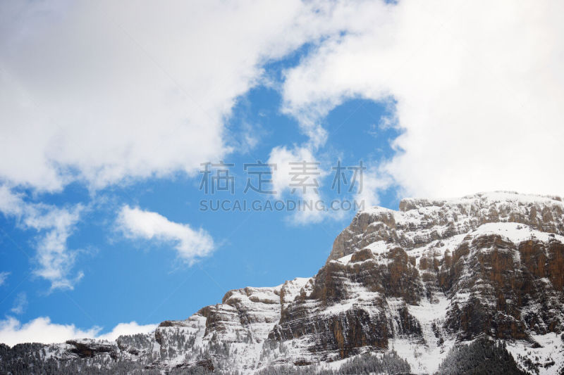 ordesa national park,寒冷,环境,云,雪,著名景点,自然美,户外,天空,高处