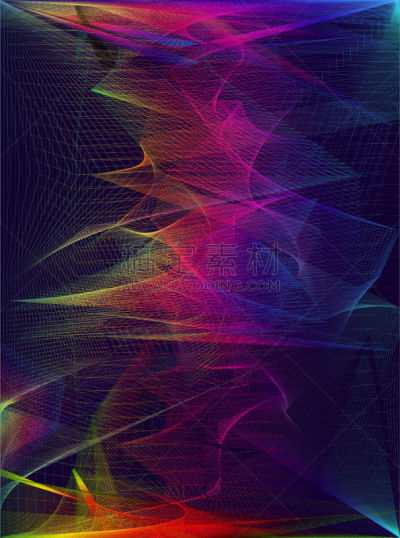 垂直画幅,多色的,背景,抽象,线条画,活力,暗色,图像处理,彩色背景,技术
