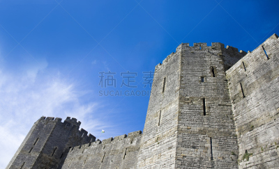 英国,城堡,卡那封城堡,卡纳芬城,自然,纪念碑,天空,水平画幅,地形,无人