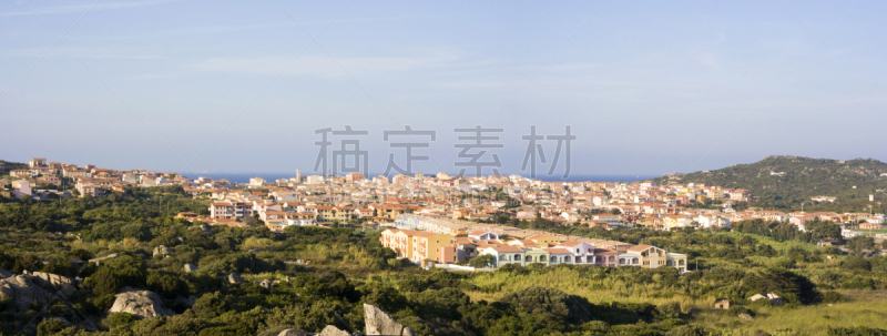 撒丁岛,意大利,圣马洛,圣泰瑞沙,水,天空,水平画幅,山,沙子,无人