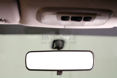 镜子,背面视角,汽车后视镜,汽车,里面,室内,图像,汽车视镜,设备用品,无人