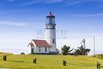 布兰克角,灯塔楼,白昼,奥勒冈海滨,太平洋海岸,自然,天空,俄勒冈州,俄勒冈郡