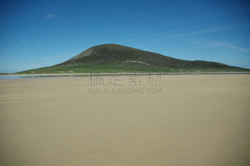 风景,自然美,天空,水平画幅,山,沙子,无人,苏格兰,夏天,户外