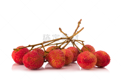 清新,荔枝,白色背景,分离着色,褐色,水平画幅,无人,阴影,特写,泰国