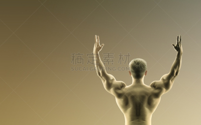 运动员,运动,幼小动物,分离着色,彩色图片,股二头肌,大力士,重的,水平画幅,职业运动员