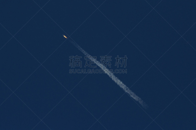 火箭,卡纳维尔角,天空,美国,水平画幅,无人,蓝色,破土动工,佛罗里达,彩色图片