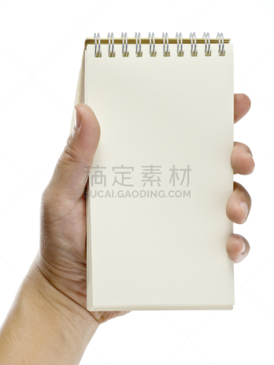 笔记本,手牵手,白色背景,分离着色,垂直画幅,留白,面无表情,精装书,书页,文档