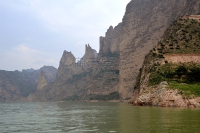 甘肃省,山,中国,喀斯特,水库,黄河,著名自然景观,陡峭,中国西北部,岩层