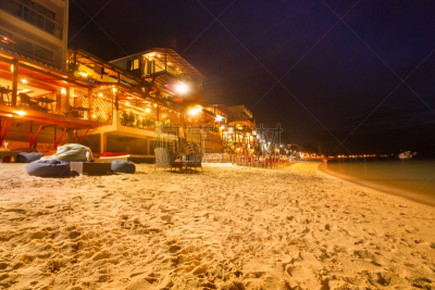 查温,苏梅岛,泰国,夜生活,海滩,餐馆,天空,美,休闲活动