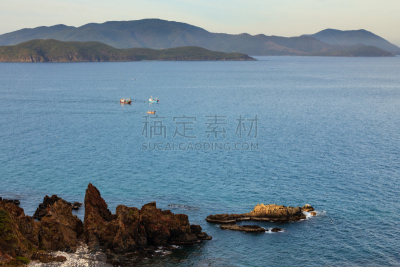 芽庄,越南,公路,看风景,海湾,山口,印度篮船,庆和省,显微镜载玻片,天空