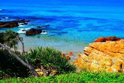 风景,库拉姆海滩,阳光海岸,海滩,水平画幅,无人,海景,户外,摄影