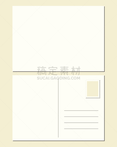 明信片,空白的,邮戳,线条,贺卡,空的,一个物体,信函,背面视角,模板