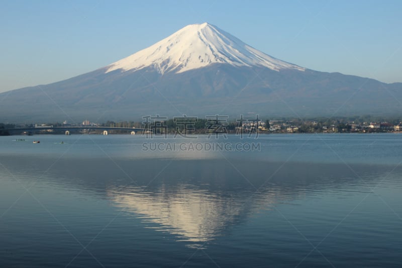 富士山,湖,山,山梨县,河口湖,富士河口湖,倒影湖,自然,水,天空