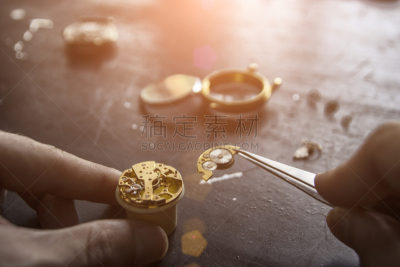 钟表匠,表,自动的,古董,水平画幅,古老的,古典式,珠宝,时间,金属