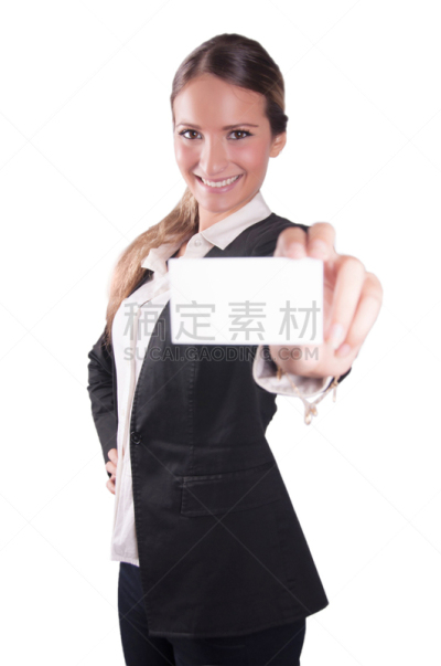 商务,女人,名片,黑色的夹克,泰迪男孩,垂直画幅,美,美人,套装,白人