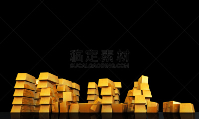 黄金,储蓄,水平画幅,无人,金融,银行业,背景分离,黑色背景,全球财政,摄影