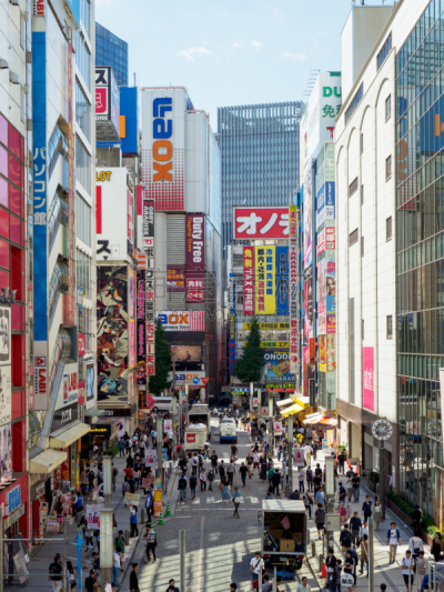 日本,秋叶原,东京,垂直画幅,地形,建筑,户外,城市,建筑结构,电
