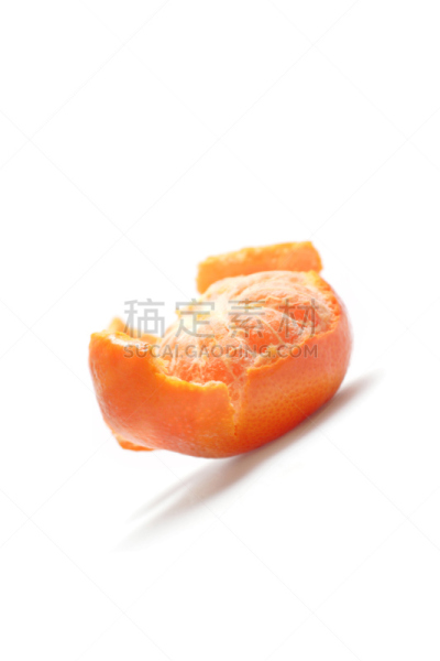 桔子,木髓,垂直画幅,留白,橙子,彩色图片,维生素c,清新,果皮,去皮的
