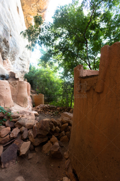 布基纳法索,乡村,垂直画幅,地形,非洲,乡村风格,洞穴,穴居人,山,城镇