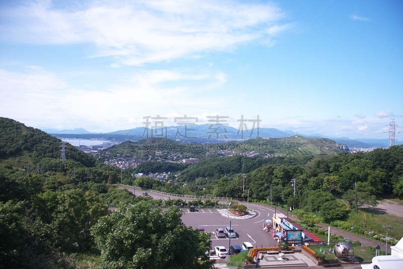 室兰,风景,非凡的,灯塔看守人,珊瑚礁,海岬,观测点,陡峭,水平画幅,夏天