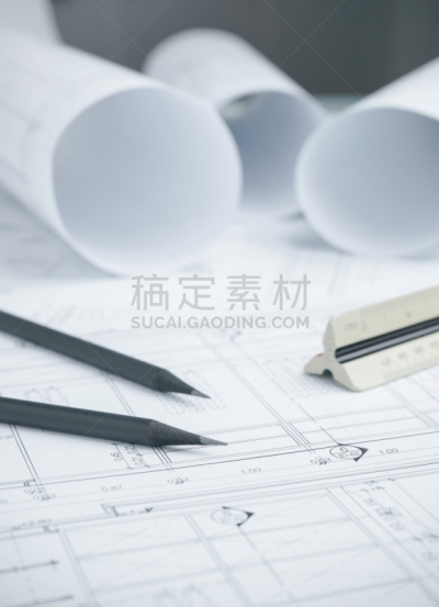建筑业,建筑,铅笔,纸,绘画插图,黑色,尺,建筑师,痕迹,设计室