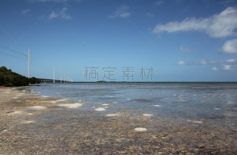 跨海公路,七里桥,佛罗里达群岛,风景,钥匙,美国,小的,鸭子,基韦斯特,主干路