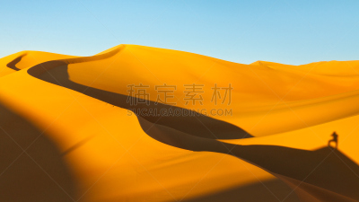 阴影,沙丘,天空,水平画幅,沙子,无人,奥巴里沙海,户外,利比亚,非凡的