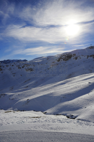 雪,山,欧洲,瑞士,日光,冷,白昼,滑雪场,科尔瓦奇峰,圣莫瑞兹