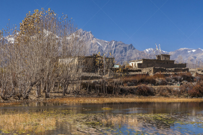 格林威治村,慕克堤那峰,自然,修道院,水平画幅,山,景观设计,无人,乡村,喜马拉雅山脉