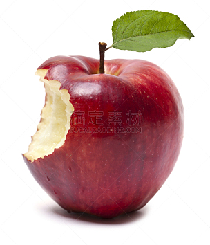 苹果,红色,咬一口,咬过,蛇果,垂直画幅,水,无人,湿,生食