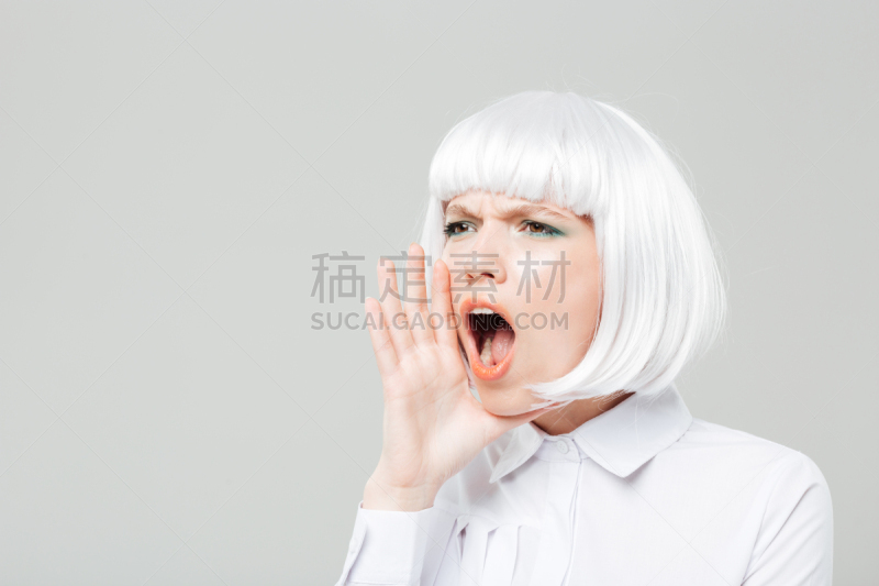 可爱的,人,青年女人,美,女人,水平画幅,噪声,美人,棕色头发
