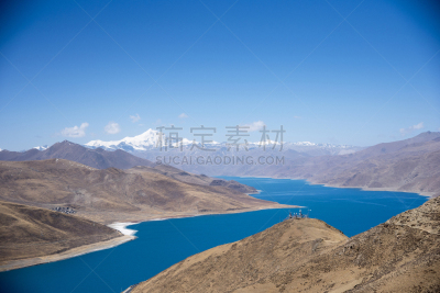 喜马拉雅山脉,湖,蓝色,背景,灵性,青藏高原,滨水,山顶,自然美,山脉