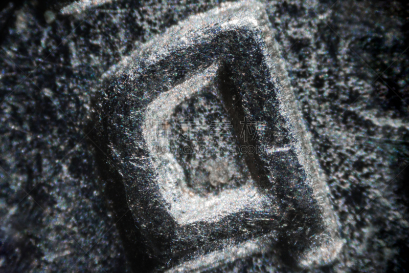 数字1,显微镜,以色列,在下面,锦缎,显微图片,扭曲的,未来,水平画幅,银色