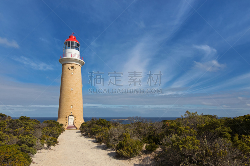 车站,杜考迪克海角灯塔,天空,水平画幅,无人,户外,灯塔楼,安全,方向,南澳大利亚