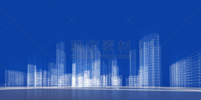 三维图形,城市,概念,未来,水平画幅,无人,绘画插图,透视图,计算机制图,计算机图形学