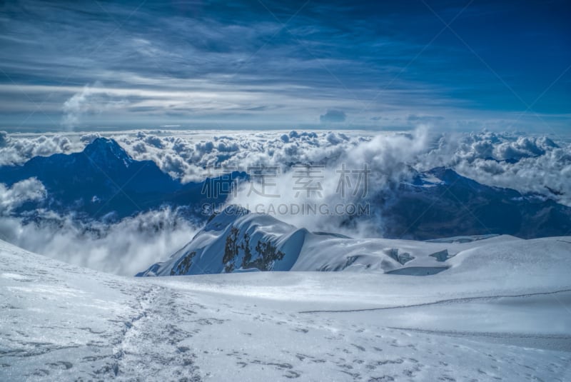 看风景,波托西地区,玻利维亚,水平画幅,雪,无人,户外,在上面,高处,山