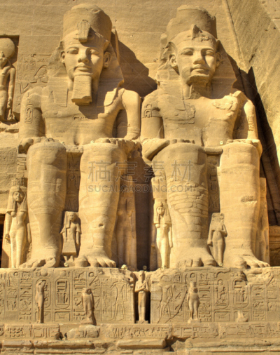 阿布辛比尔,垂直画幅,纪念碑,古代文明,巨大的,北非,石材,过去,rameses ii,中东