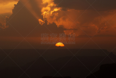 美国,水平画幅,无人,云,户外,亚利桑那,日落,摄影